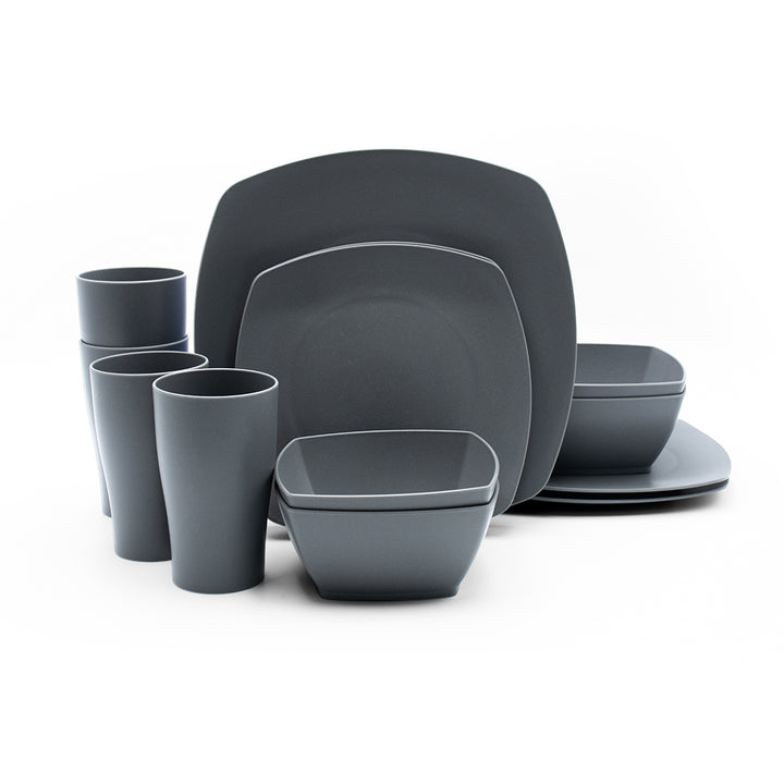 Wheat Straw 16 pc Square Set