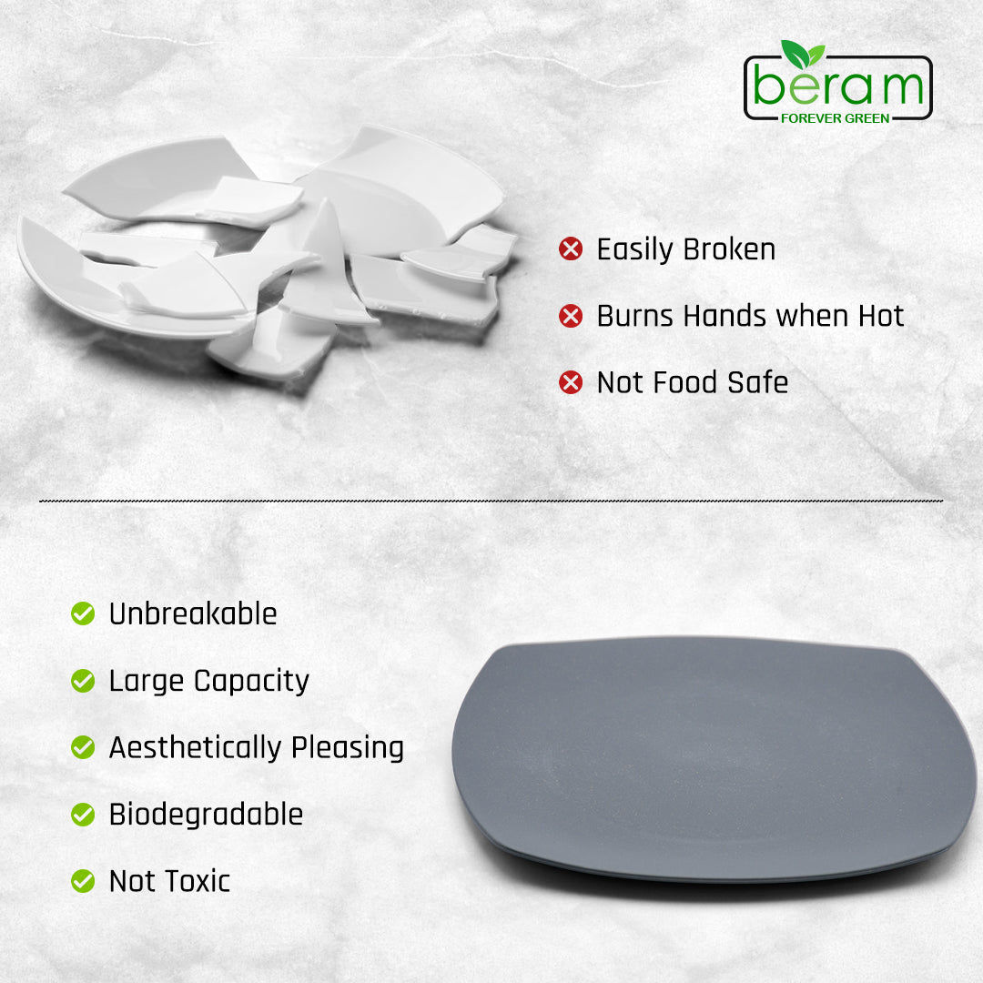 Wheat Straw 16 pc Square Set