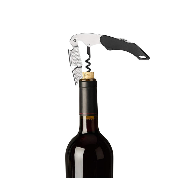 Black & Silver Waiters Corkscrew