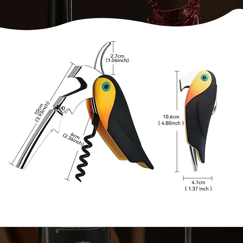 Parrot Themed Waiters Corkscrew