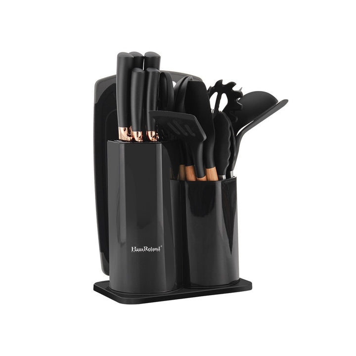 19 Pieces Kitchen Knife & Utensil Set