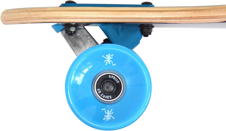 Apollo Drop-Through Longboard Skateboard – 39" Freeride Cruiser with ABEC-9 Bearings, 7-Layer Maple Deck & T-Tool – Ideal for Beginners, Teens & Adults – Smooth Ride & Sharp Turns for Urban Skating and Downhill Carving