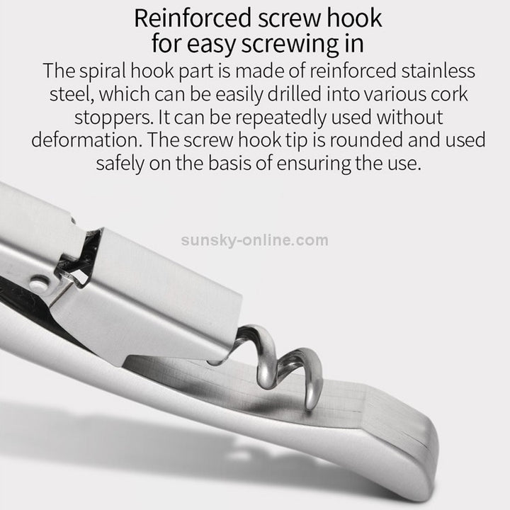 Silver Waiters Corkscrew