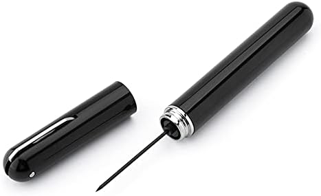 BERAM Manual Wine Opener Pen Design Air Pump Bottle Opener Stainless Steel Needle Microneedle Cork Piercer Corkscrew Portable Wine Accessories Travel-Friendly Multi-Opener
