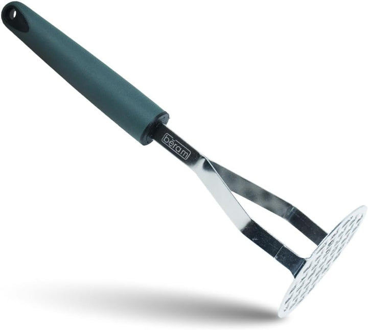 BERAM Potato Masher, Ricer for Vegetables, Stainless Steel with Comfortable Handle, Lump Free Tool, Perfect For Mashing Potatoes, Apples, Beans, Peas, and More, Heavy Duty Kitchen Tool