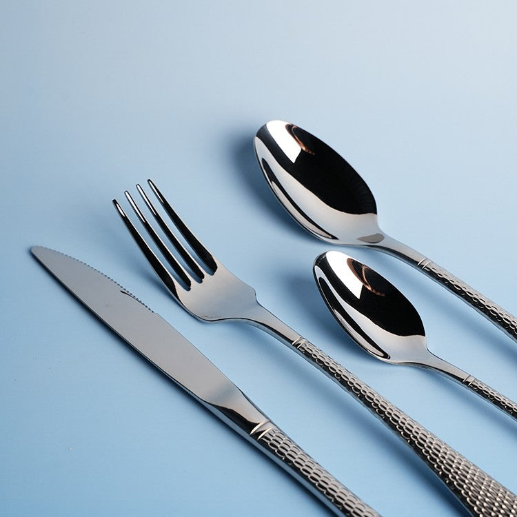 Sparkling Steel Mermaid Cutlery, Silver (Individual)