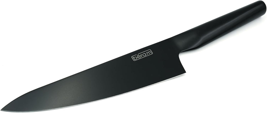 BERAM 8 Inch Chef Knife, Maifan Stone Coated High Carbon Stainless Steel Blade with SS430 Handle, Non-Stick and Scratch-Resistant Coating for Smooth Cutting, Stylish and Durable Kitchen Essential