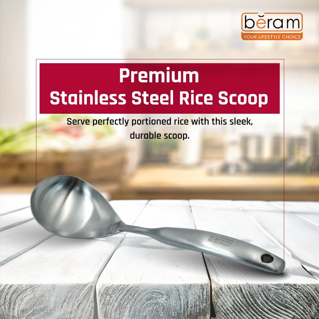 Stainless Steel Hollow Rice Scooper