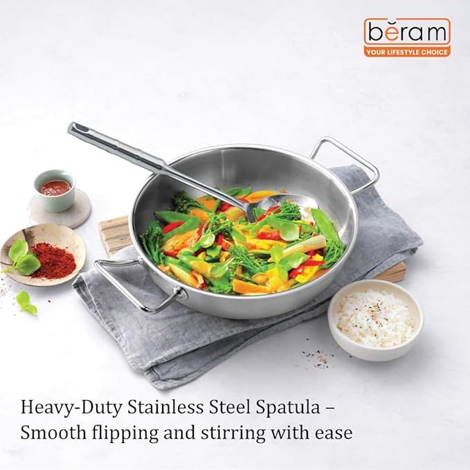 Stainless Steel Bamboo Spatula