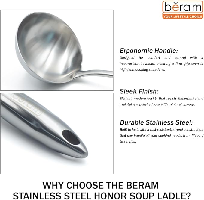 Stainless Steel Honor Soup Ladle