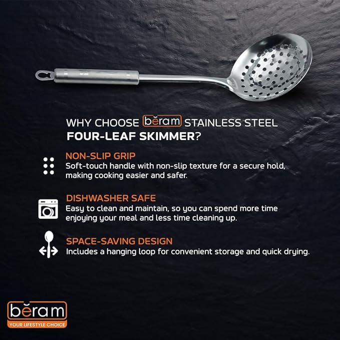 Stainless Steel Four Leaf Skimmer