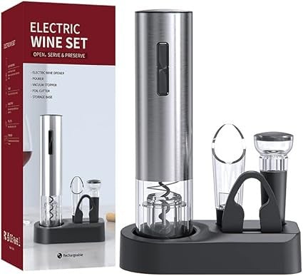 Electric Wine Opener Set
