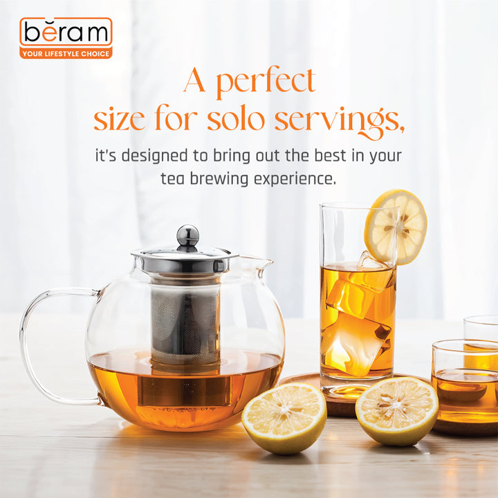 Trunkless Glass Teapot