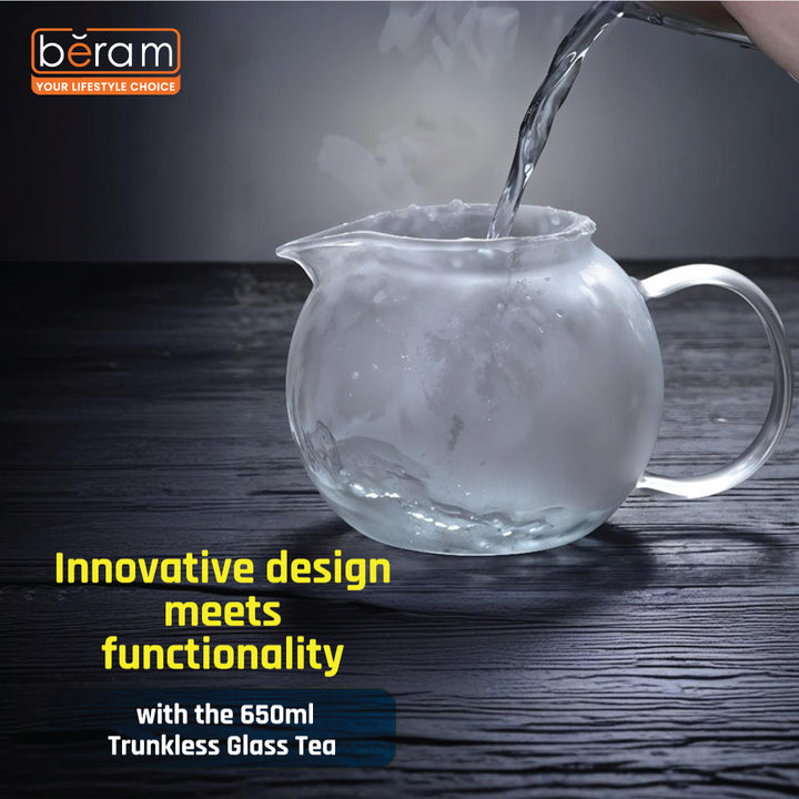 Trunkless Glass Teapot