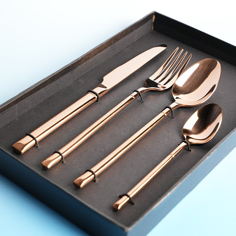 Copper Craft Cutlery Set of 4, 16 & 24