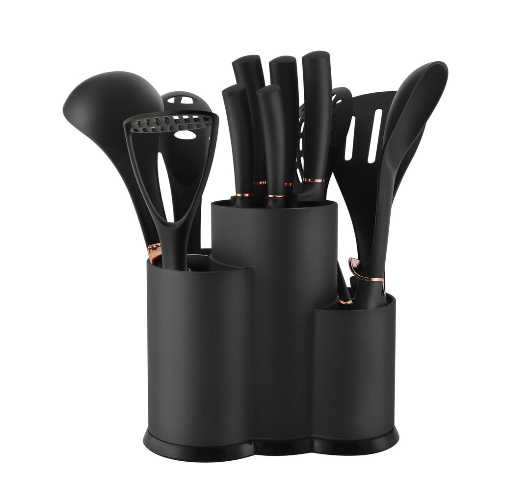 12 Pieces Kitchen Knife & Utensil Set