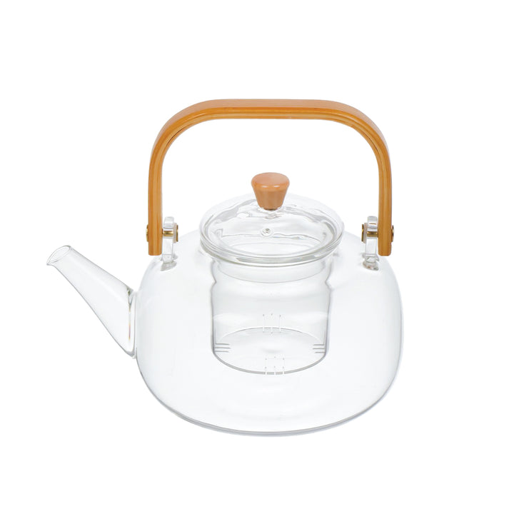 900ml Top Handle Glass Teapot
