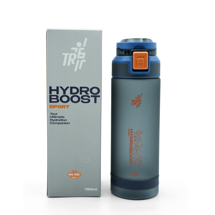 TR6 Hydro Boost Sport Frosted Water Bottle | BPA-Free Tritan | Leak-Proof Flip Top with Safety Lock | Odor-Resistant & Shatter-Proof | Lightweight Eco-Friendly Bottle for Gym, Office, School & Daily Hydration