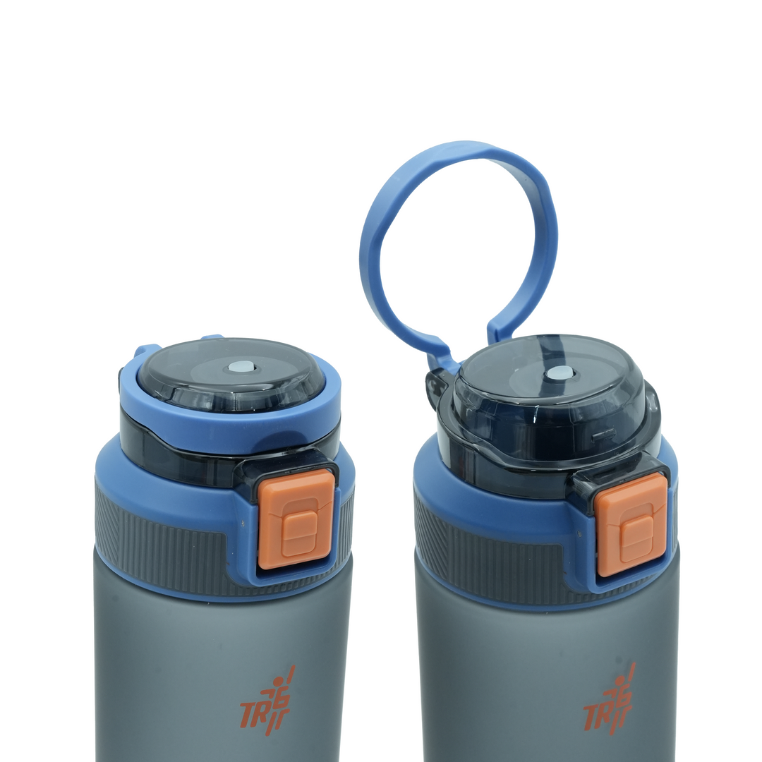 TR6 Hydro Boost Sport Frosted Water Bottle | BPA-Free Tritan | Leak-Proof Flip Top with Safety Lock | Odor-Resistant & Shatter-Proof | Lightweight Eco-Friendly Bottle for Gym, Office, School & Daily Hydration