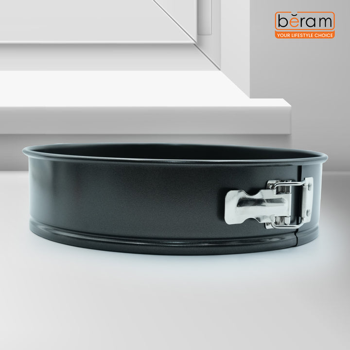 26cm Springform Cake Pan with Interchangeable Bases, Non-Stick premium Coating, Leak-Proof, Oven Safe up to 230°C Classic & Holiday Mold, 3L Capacity