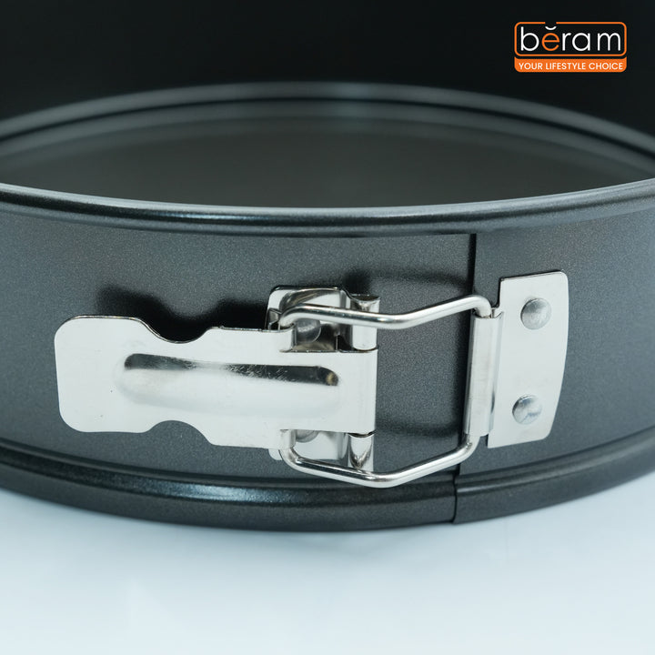 26cm Springform Cake Pan with Interchangeable Bases, Non-Stick premium Coating, Leak-Proof, Oven Safe up to 230°C Classic & Holiday Mold, 3L Capacity