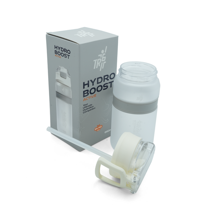 TR6 Hydro Boost Active Water Bottle | Frosted Tritan | BPA-Free | Leak-Proof with Push-Button Lid & Straw | Odor-Resistant, Lightweight, Shatter-Resistant | Eco-Friendly Sports Bottle for Gym, Office & Outdoor Use