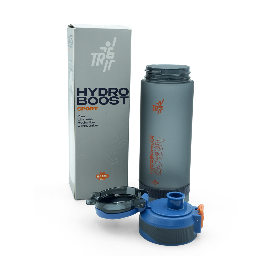 TR6 Hydro Boost Sport Frosted Water Bottle | BPA-Free Tritan | Leak-Proof Flip Top with Safety Lock | Odor-Resistant & Shatter-Proof | Lightweight Eco-Friendly Bottle for Gym, Office, School & Daily Hydration