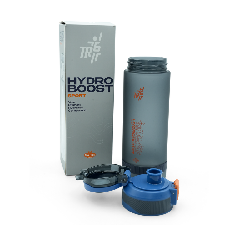 TR6 Hydro Boost Sport Frosted Water Bottle | BPA-Free Tritan | Leak-Proof Flip Top with Safety Lock | Odor-Resistant & Shatter-Proof | Lightweight Eco-Friendly Bottle for Gym, Office, School & Daily Hydration