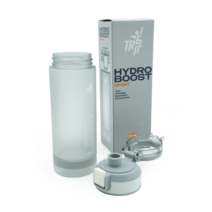 TR6 Hydro Boost Sport Frosted Water Bottle | BPA-Free Tritan | Leak-Proof Flip Top with Safety Lock | Odor-Resistant & Shatter-Proof | Lightweight Eco-Friendly Bottle for Gym, Office, School & Daily Hydration