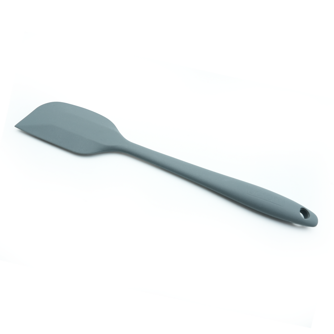 Beram 16-Piece Silicone Kitchen Set with Stainless Steel Handles Heat Resistant Non-Stick Safe BPA-Free Cooking Tools Spatulas Turner Spoon Tongs Whisk Ladle & More–Grey (16Pcs Set)