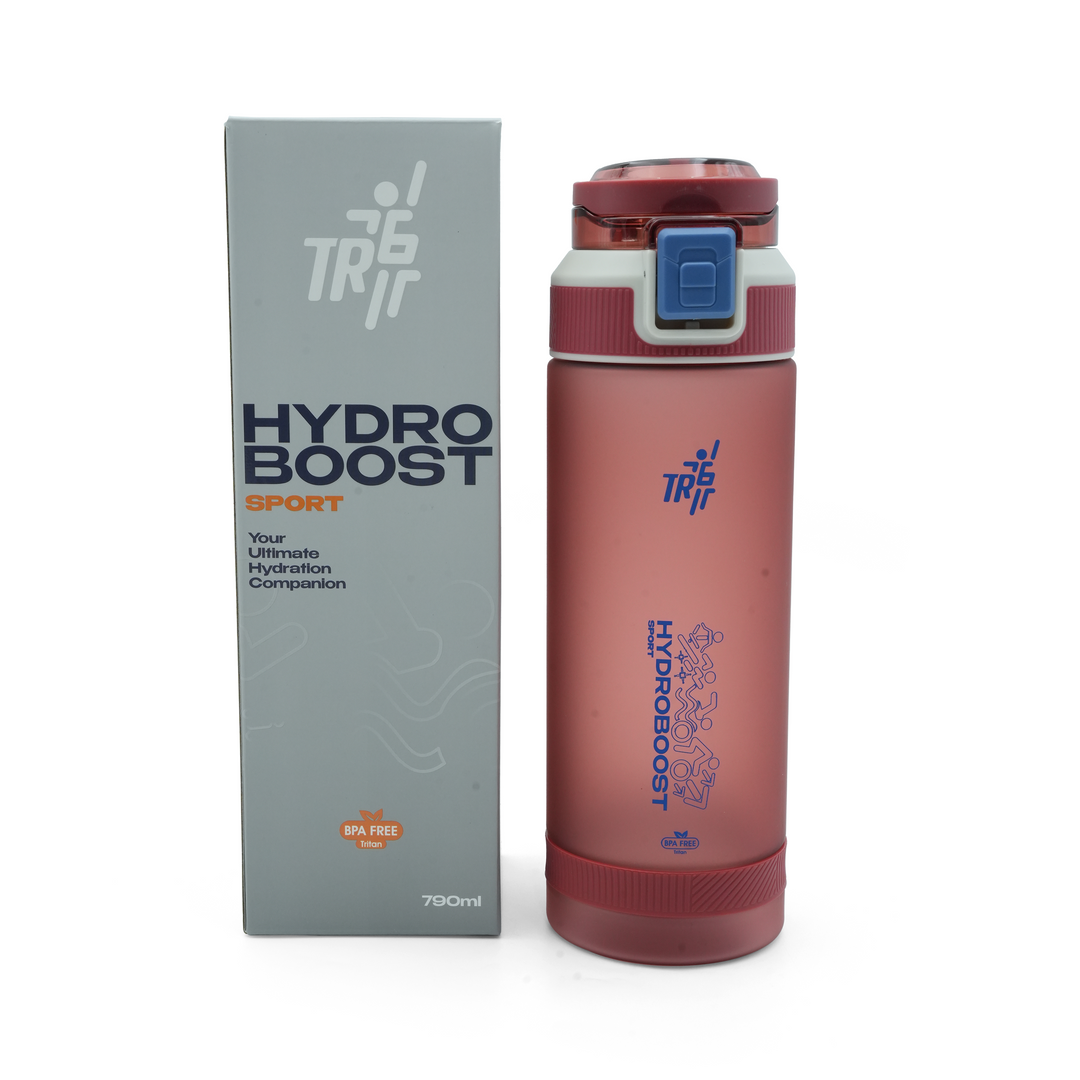 TR6 Hydro Boost Sport Frosted Water Bottle | BPA-Free Tritan | Leak-Proof Flip Top with Safety Lock | Odor-Resistant & Shatter-Proof | Lightweight Eco-Friendly Bottle for Gym, Office, School & Daily Hydration