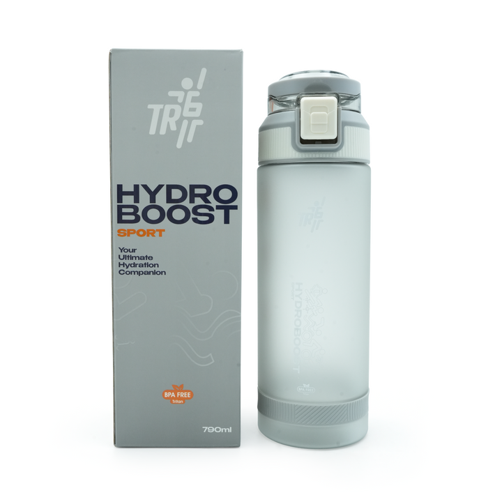 TR6 Hydro Boost Sport Frosted Water Bottle | BPA-Free Tritan | Leak-Proof Flip Top with Safety Lock | Odor-Resistant & Shatter-Proof | Lightweight Eco-Friendly Bottle for Gym, Office, School & Daily Hydration