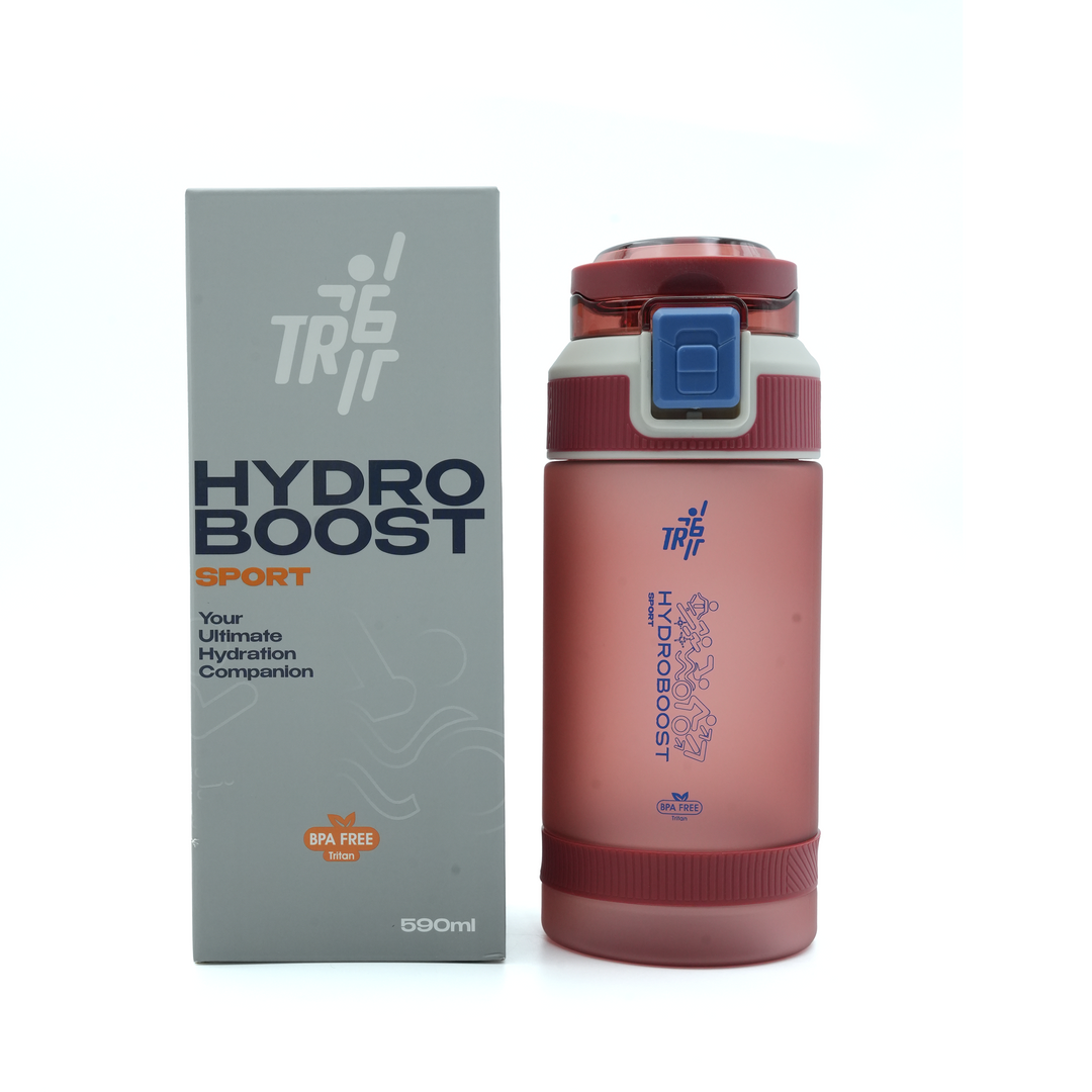 TR6 Hydro Boost Sport Frosted Water Bottle | BPA-Free Tritan | Leak-Proof Flip Top with Safety Lock | Odor-Resistant & Shatter-Proof | Lightweight Eco-Friendly Bottle for Gym, Office, School & Daily Hydration