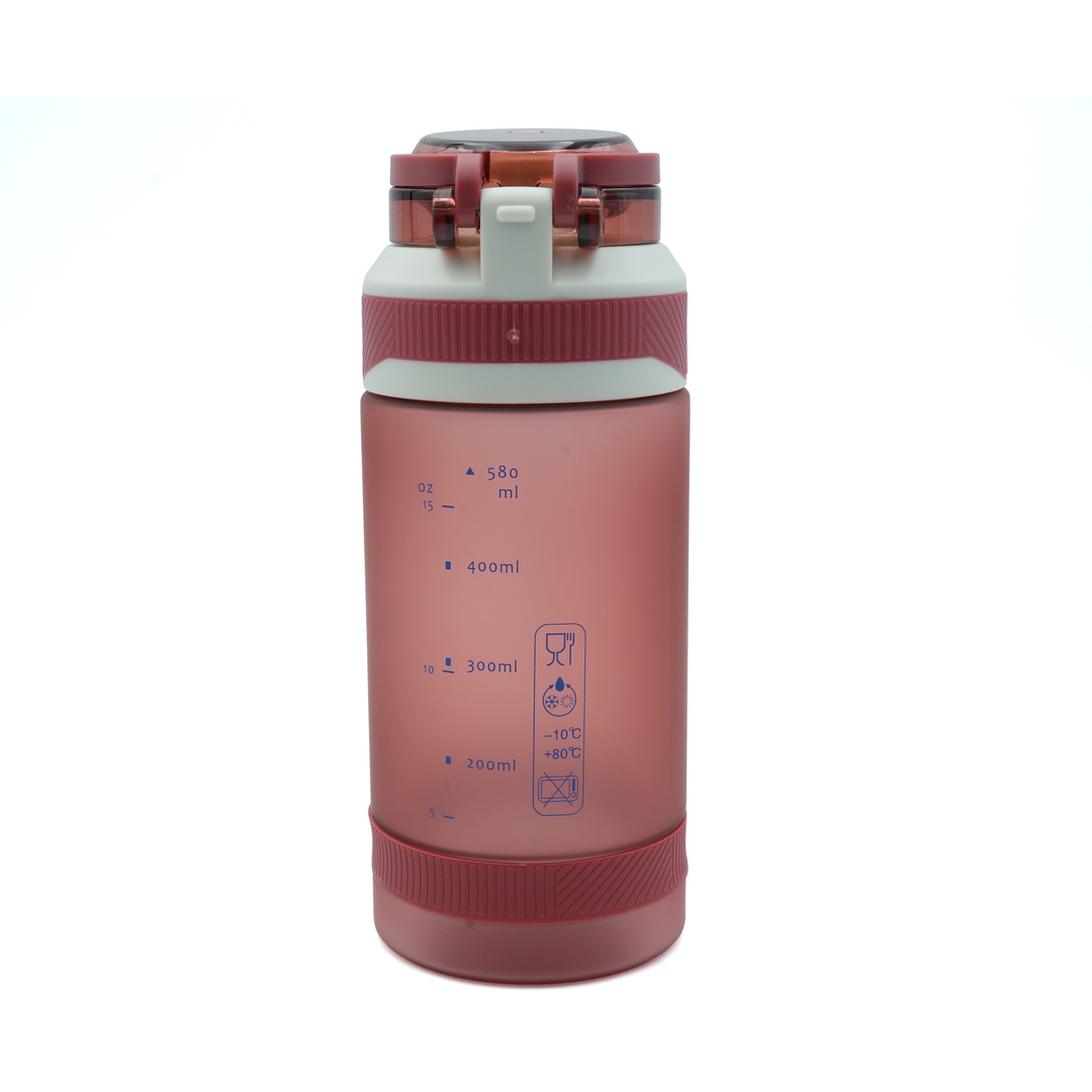 TR6 Hydro Boost Sport Frosted Water Bottle | BPA-Free Tritan | Leak-Proof Flip Top with Safety Lock | Odor-Resistant & Shatter-Proof | Lightweight Eco-Friendly Bottle for Gym, Office, School & Daily Hydration