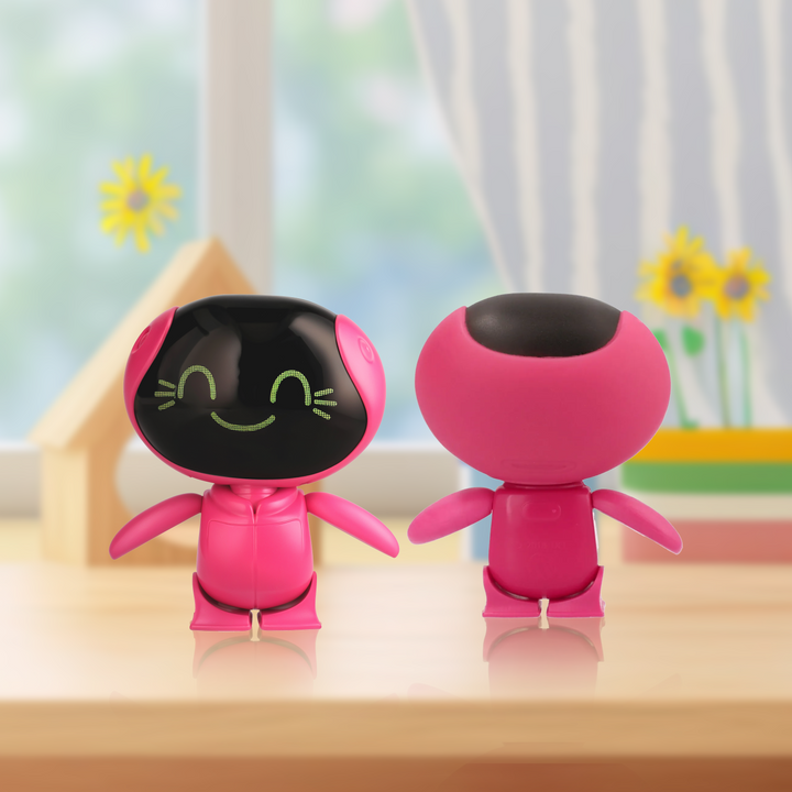 Toy Plus Mini Beat Power Rockers “Myo with Keyboard” – Collectible Robot Baby Keyboardist Figure & Instrument – Discovery Kids Official Toy for Ages 3+ – Posable Arms, Bright LED-Look Face & Colorful Keytar-Style Piano