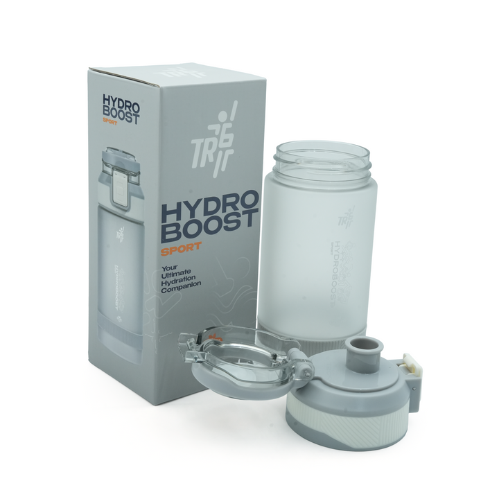 TR6 Hydro Boost Sport Frosted Water Bottle | BPA-Free Tritan | Leak-Proof Flip Top with Safety Lock | Odor-Resistant & Shatter-Proof | Lightweight Eco-Friendly Bottle for Gym, Office, School & Daily Hydration