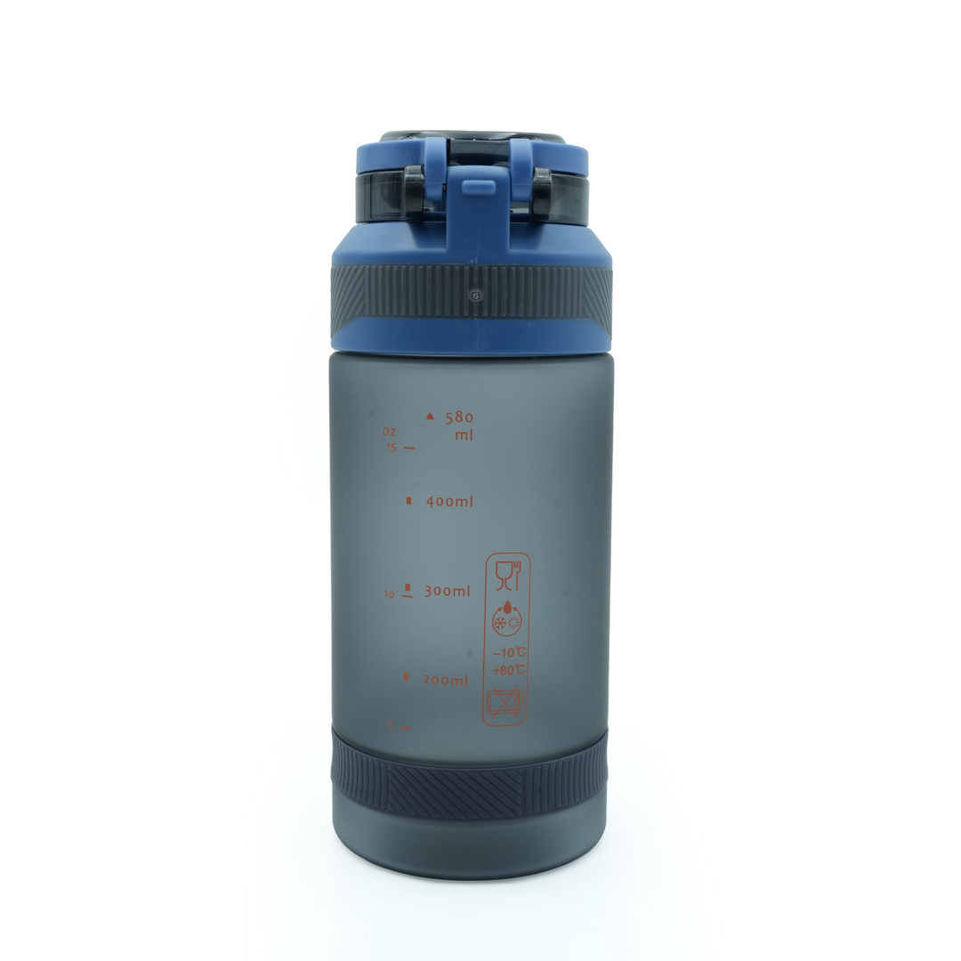 TR6 Hydro Boost Sport Frosted Water Bottle | BPA-Free Tritan | Leak-Proof Flip Top with Safety Lock | Odor-Resistant & Shatter-Proof | Lightweight Eco-Friendly Bottle for Gym, Office, School & Daily Hydration