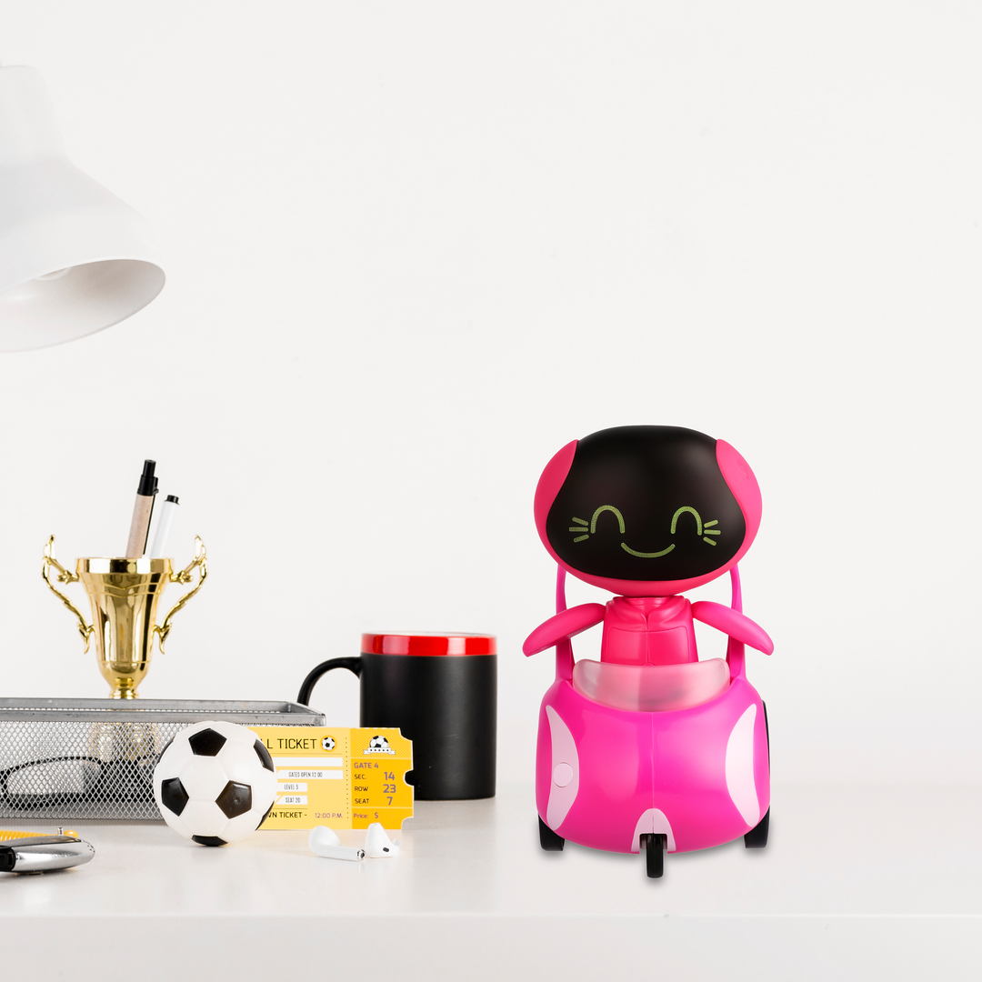 Toy Plus Mini Beat Power Rockers Myo Rocking Babies ,Sound & Head Movement Action Figure , Official Discovery Kids Toy , Interactive Baby Robot Character with Light-Up Face , Collectible Gift for Kids Ages 3+ , Batteries Included