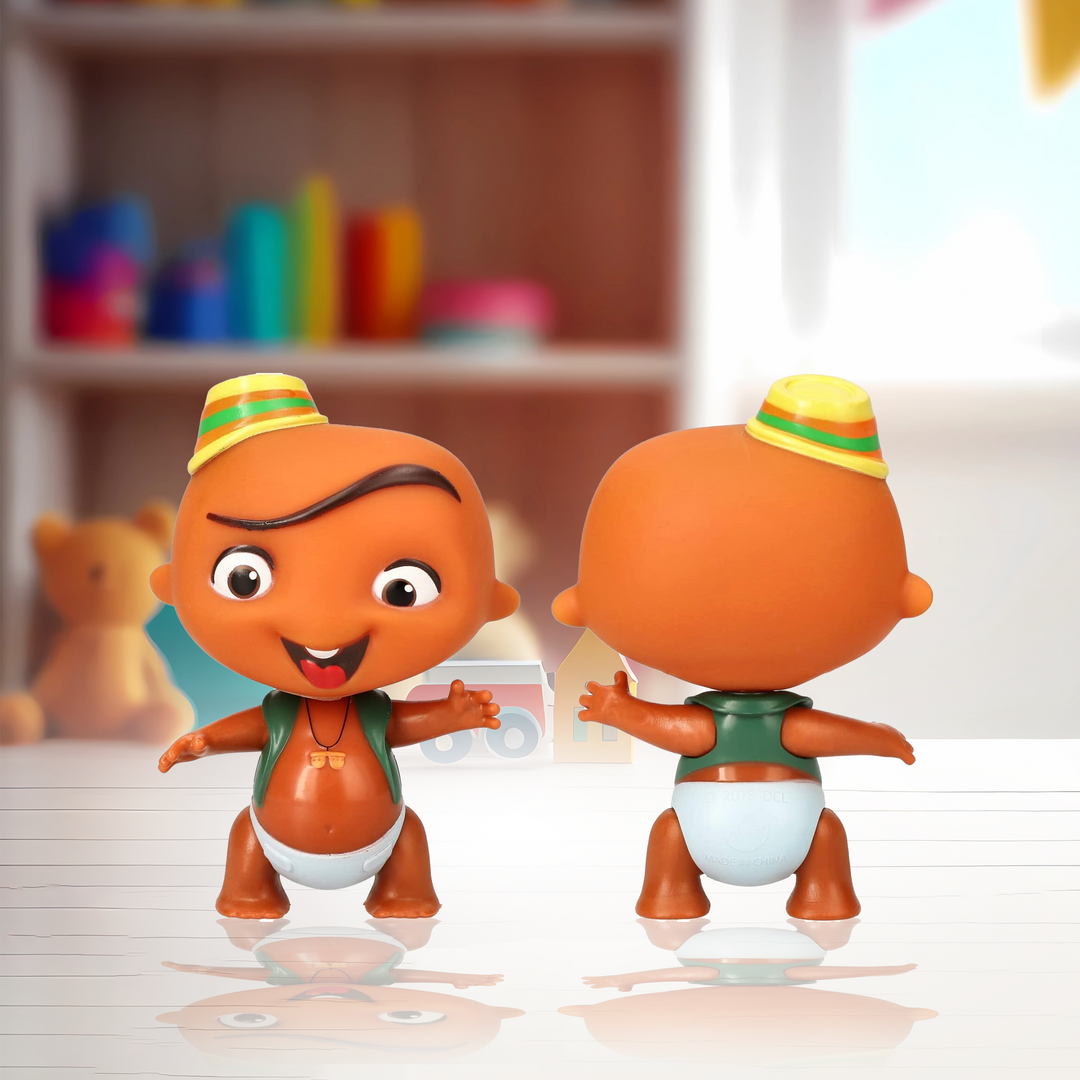 Toy Plus Mini Beat Power Rockers Rolling Rocker Carlos with Bongos – Musical Baby Drummer Collectible Figure with Percussion Accessories – Latin-Inspired Design – Ages 3+ – Posable Arms, Bold Colors, and Rhythm-Filled Play Fun