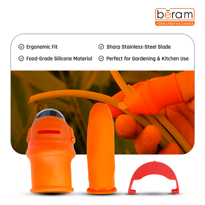 Silicone Thumb Knife with Finger Protector