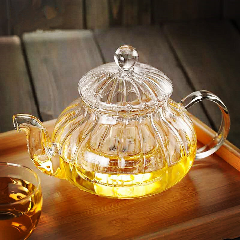 Full Glass Glass Teapot 600ml