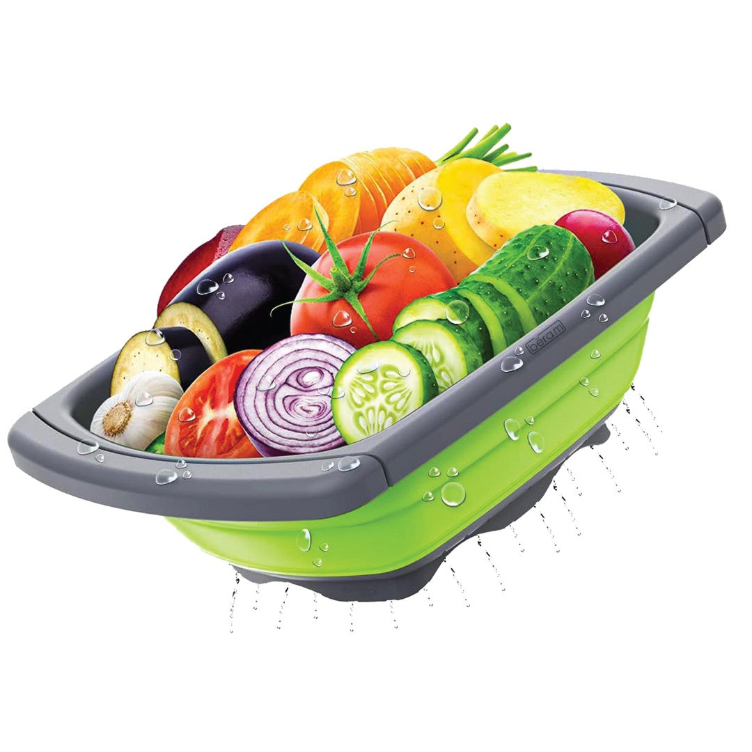Collapsible Colander with Extendable Handles