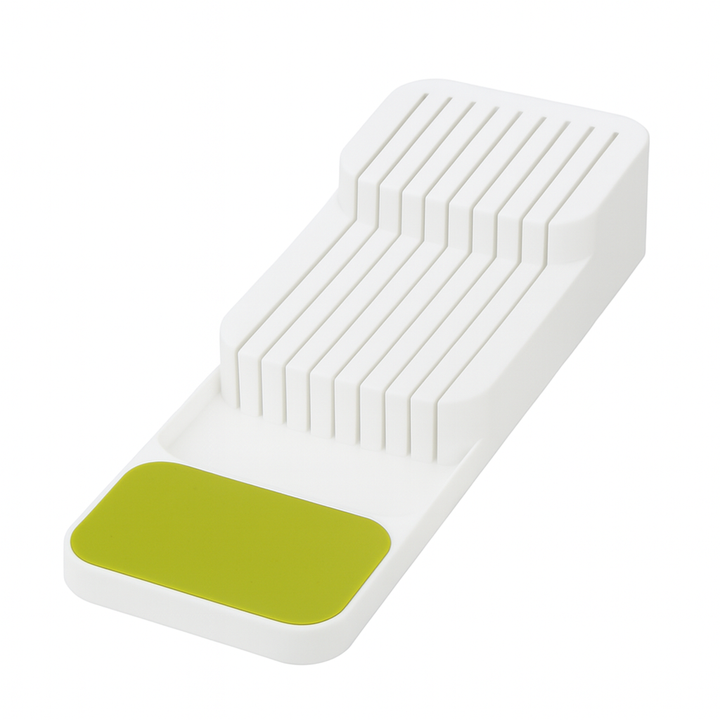 Beram Expandable Kitchen Drawer Utensil Organizer Rack Adjustable Knife & Cutlery Storage Tray Durable PP Material 39.6×13.7×7.5 cm Space-Saving Kitchen Drawer Organizer