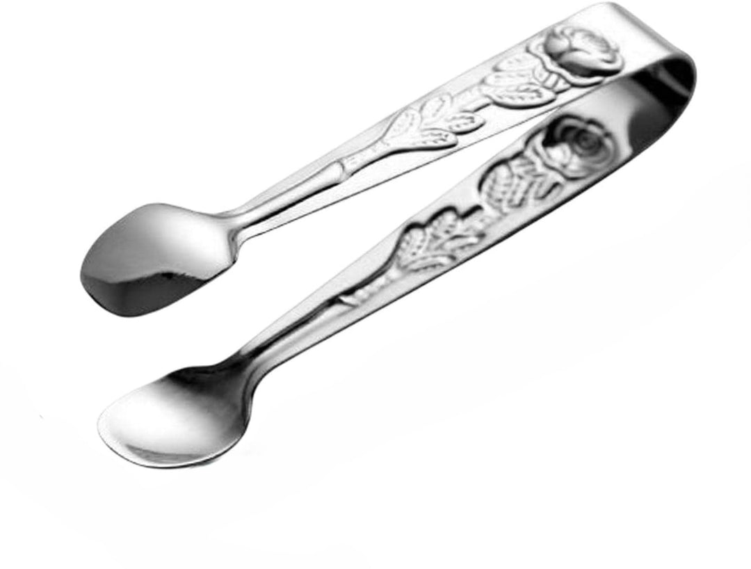 Sugar Tongs with Rose Design
