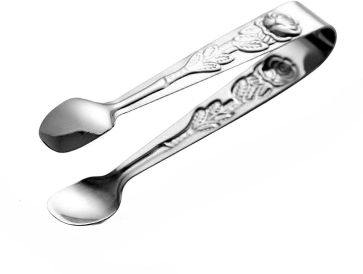 Sugar Tongs with Rose Design