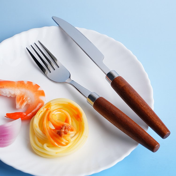 Woodland Steel Cutlery Set of 4, 16 & 24