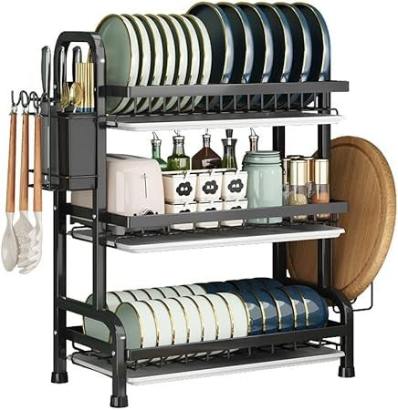 3 Tier Dish Drying Kitchen Rack
