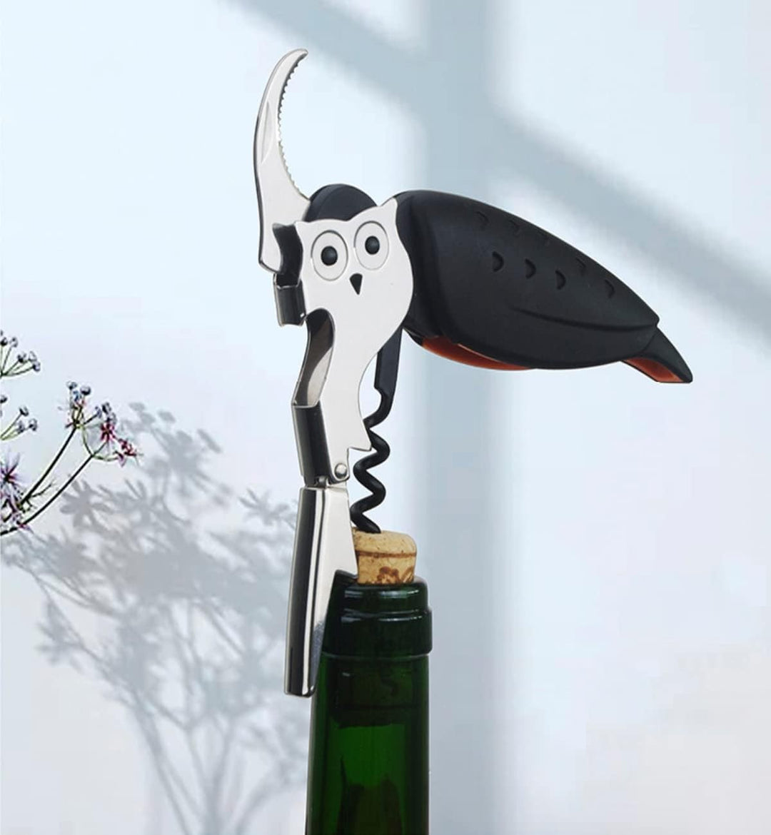 Owl Themed Waiters Corkscrew