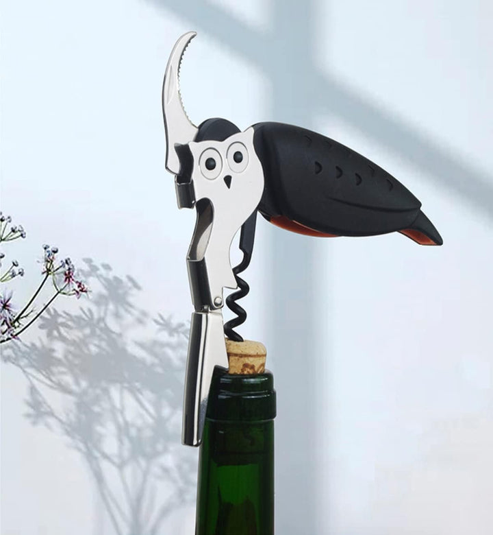 Owl Themed Waiters Corkscrew