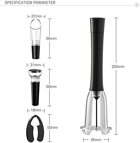 Transparent Wine Opener Set